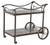 Savannah Outdoor Aluminum Serving Tea Cart Room Scene