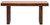 Cinnamon Amber Console Table Room Scene