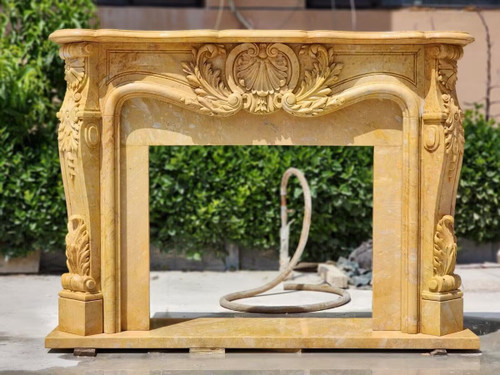 Yellowstone Marble Mantel